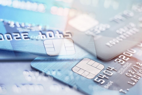 Credit Cards laying on top of one another